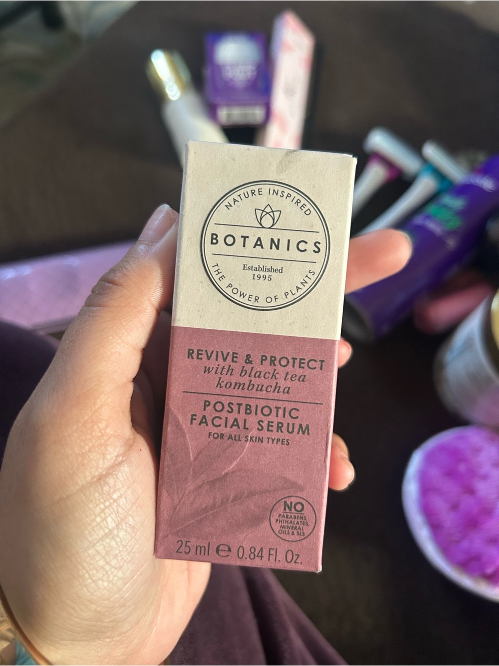 Botanics Revive & Protect Postbiotic Facial Serum - Pink